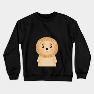 Baby Lion Illustration Crewneck Sweatshirt